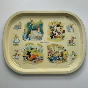 Vintage metal Disney tray